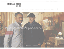 Tablet Screenshot of jadran-film.com